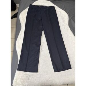 Vintage Kuppenheimer‎ Men's Blue Straight Wool Pants Size 36x33 Pockets